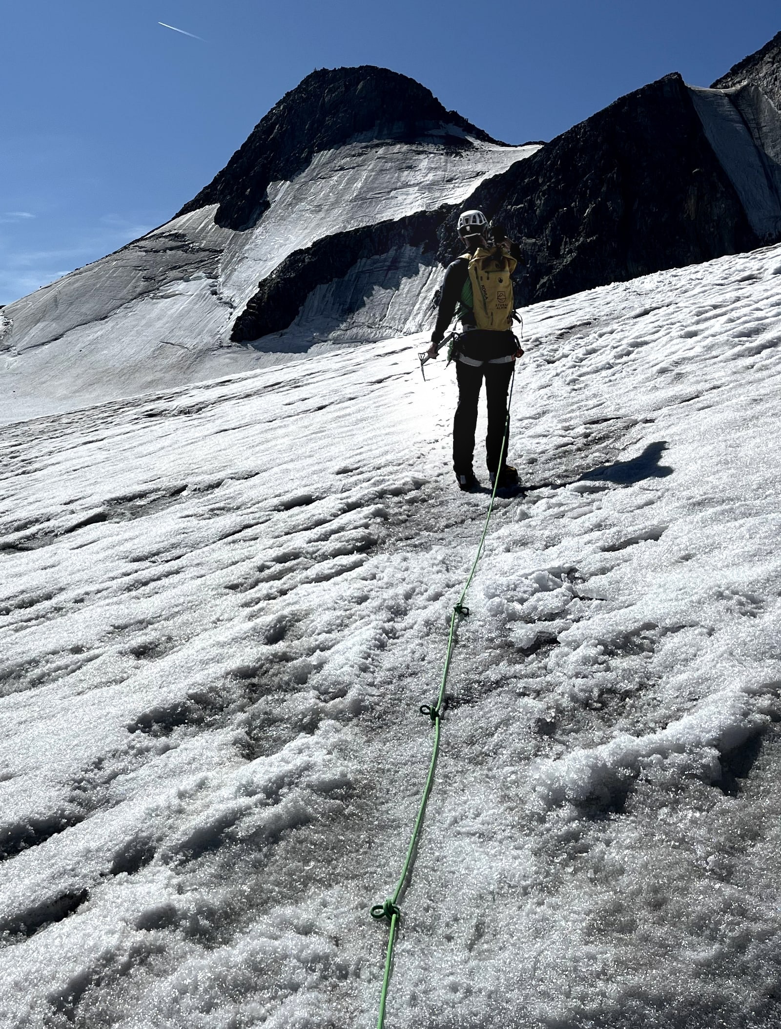 Unterwegs am Gletscher