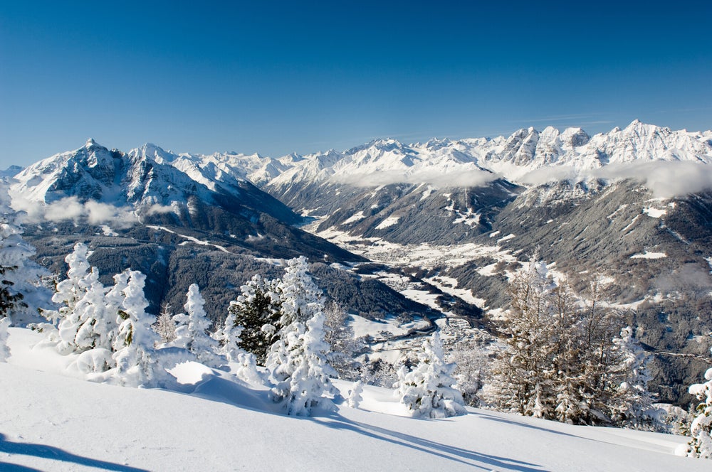 Winterlandschaft im Stubaital